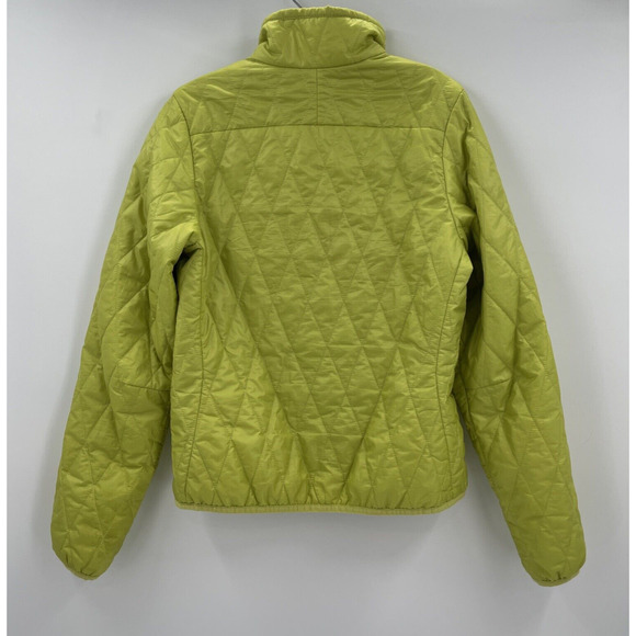Patagonia Nano Puff Pullover Half Zip Jacket Womens Small Lime Green Style 84025 - Picture 7 of 7